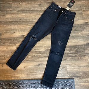 Brand New Levi’s Black Distressed 501s